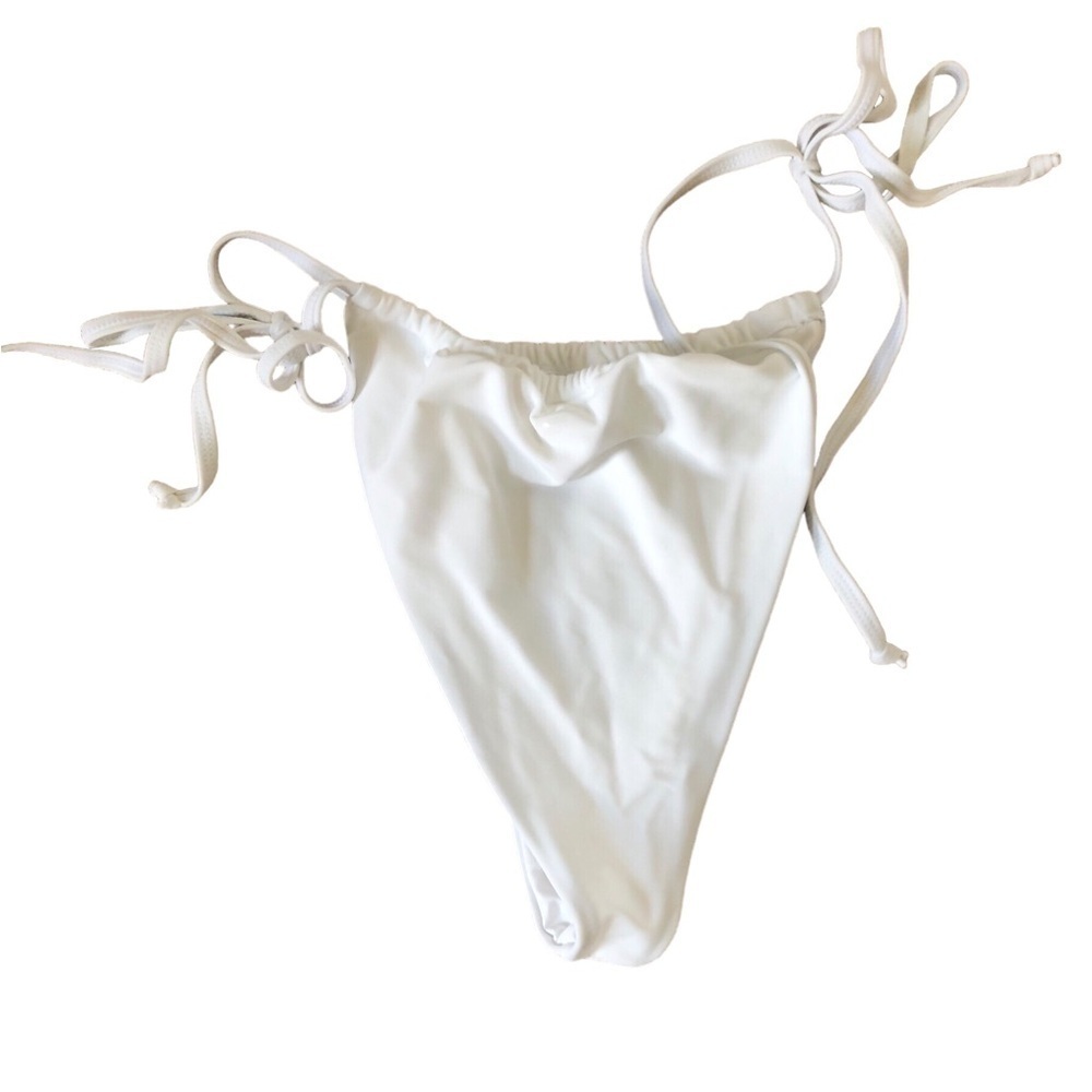 Fabletics High-Cut String Bikini Bottom Size Xl B… - image 2